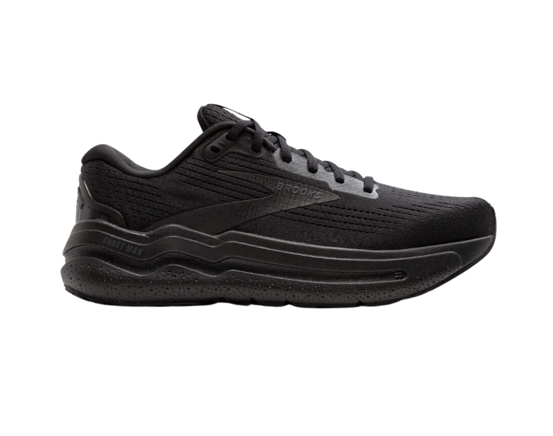 brooks-ghost-max-2-womens-d-black-black-ebony-020-01-3 Brooks Ghost Max 2 Womens Running Shoes - Image 1